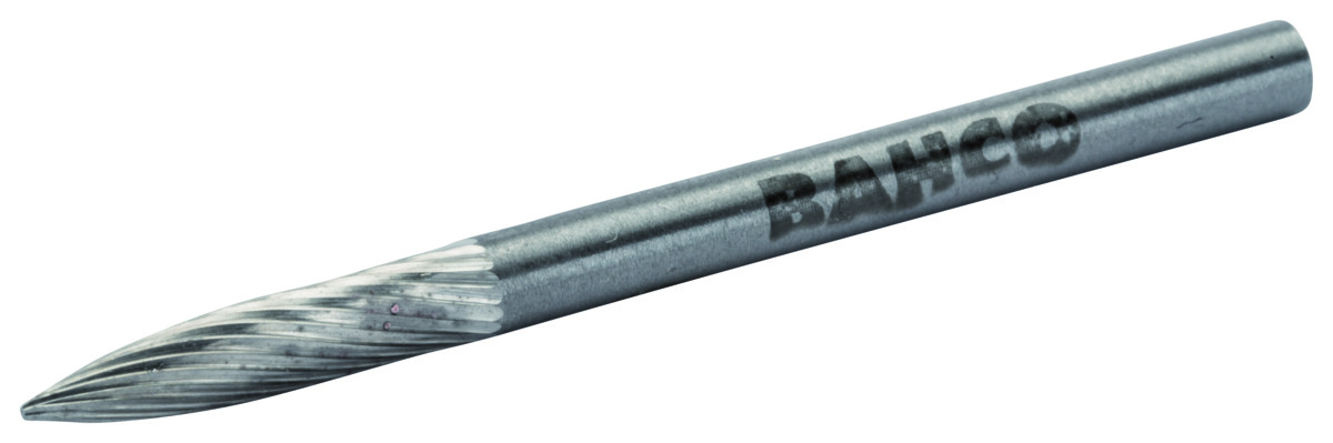 STIFTFREES BOOGVORMIG SPITSE KOP HARDMETAAL STIFT 10MM L60MM - GROF