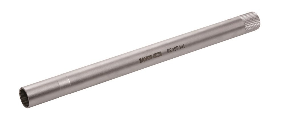 VIERKANTE DOP 3/8'' VOOR TWAALFKANTE BOUGIES 14MM L252MM