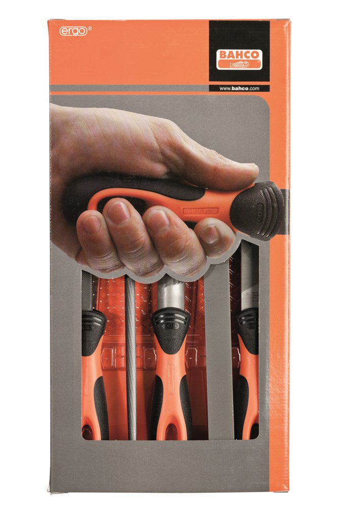 Set Van 5 Halfzoete & Bastaardvijlen Met Ergo Hecht 200mm