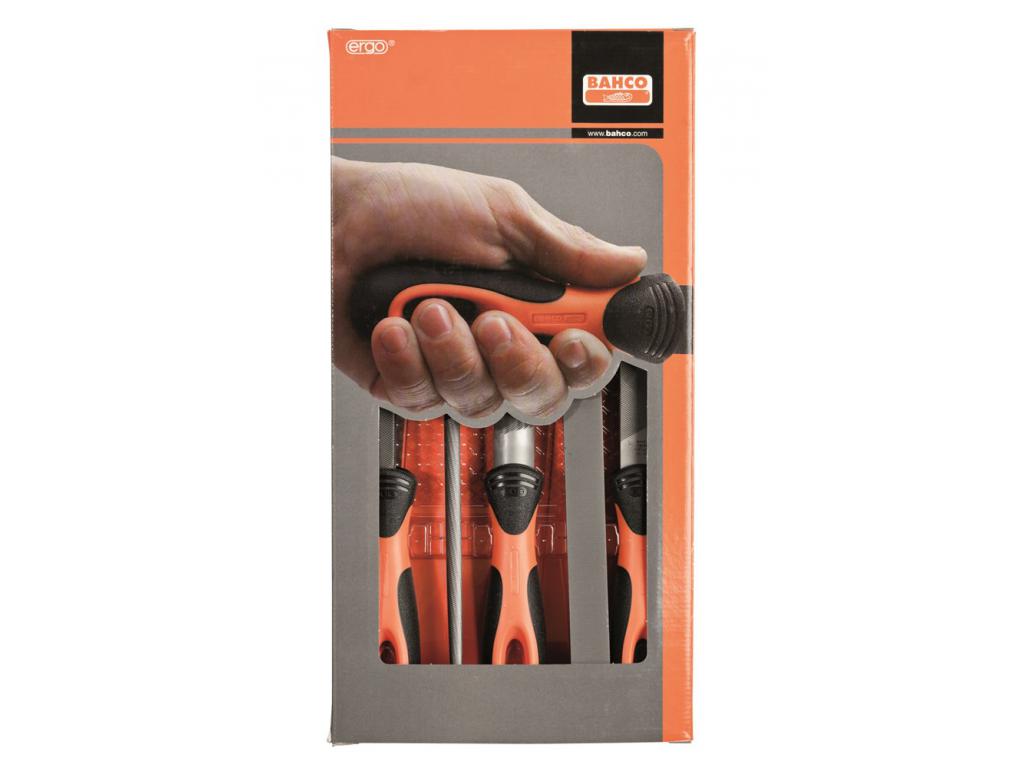 SET VAN 5 HALFZOETE EN BASTAARDVIJLEN MET ERGO HECHT 200MM